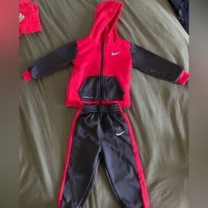 Nike Tracksuit- Therma-Fit 24 Months Red & Black- Worn Twice Excellent condition
